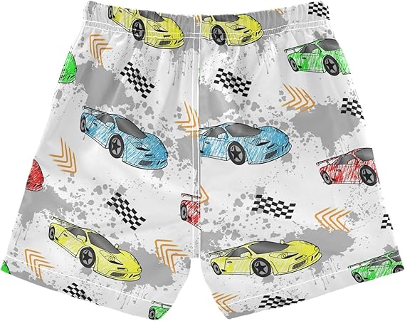 Toddler Boys Colorful Sports Swim Trunks