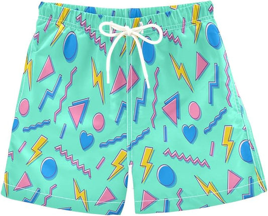 Color Splash Geometric Toddler Swimsuit