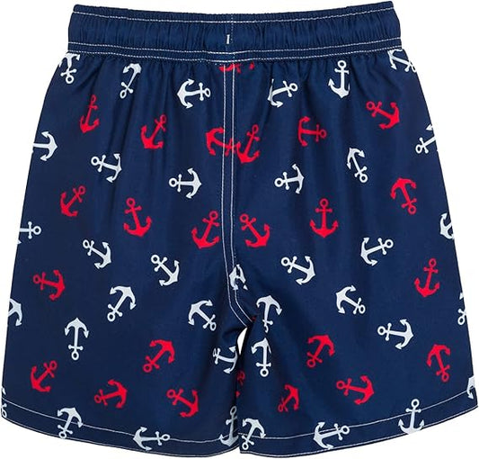 Anchor Printed Toddler Boys' Swim Trunks